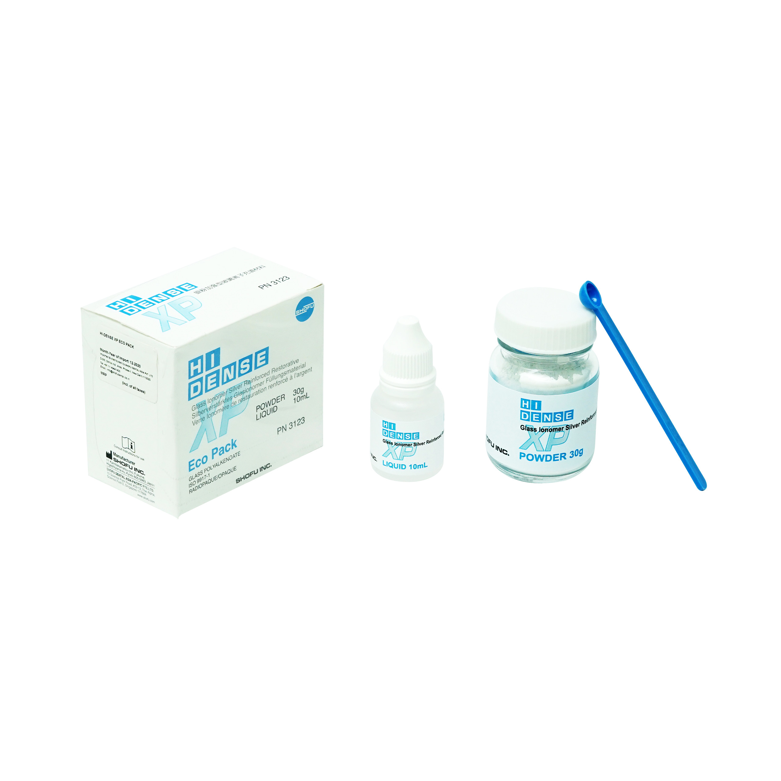 Shofu Hi-Dense XP Eco Pack Silver Reinforced Glass Ionomer Cement 30g